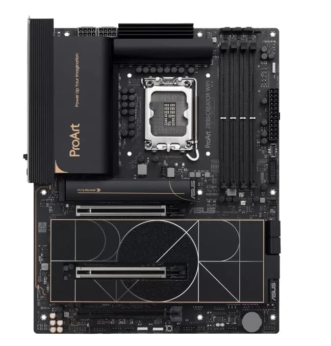 ASUS ProArt Z890-CREATOR WiFi DDR5 with WiFi 7 Antenna تصویر مادربرد ASUS ProArt Z890-CREATOR WiFi DDR5 بههمراه آنتن WiFi 7