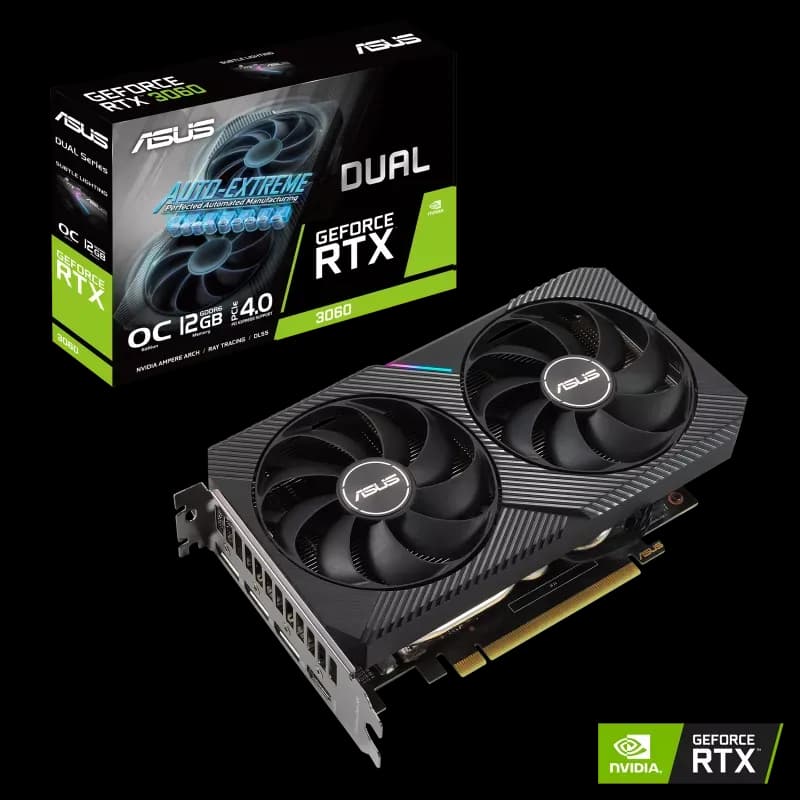 کارت گرافیک ASUS RTX 3060 با گارانتی معتبر ترسیم گران خرید کارت گرافیک RTX 3060 V2 OC از فروشگاه ترسیم گران