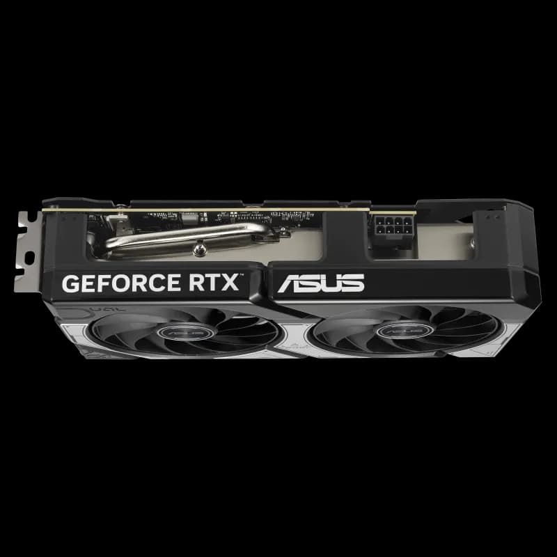 Backplate فلزی ASUS Dual بکپلیت فلزی کارت گرافیک ASUS Dual RTX 5060 Ti – استحکام و دفع حرارت